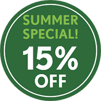 Summer Special 15% Off